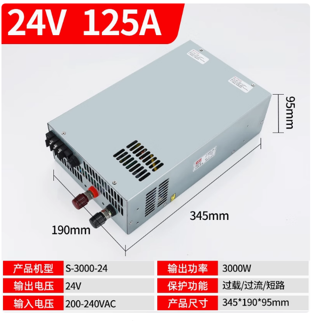 When should you use a high power switching power supply?--NVVV 3000W 28V 100A AC to DC